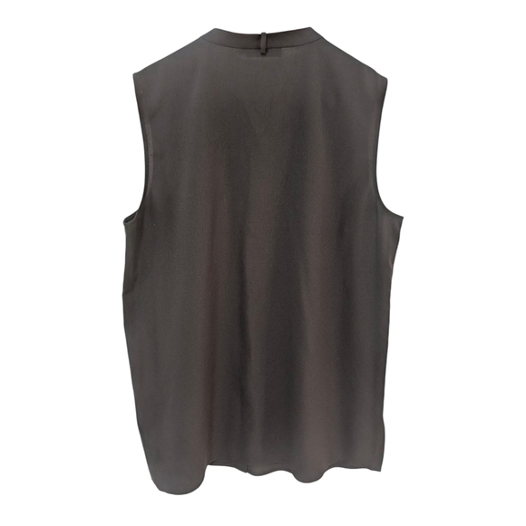 Tory Burch Navy Blue Mandarin Collar Blouse - Picture 8 of 13